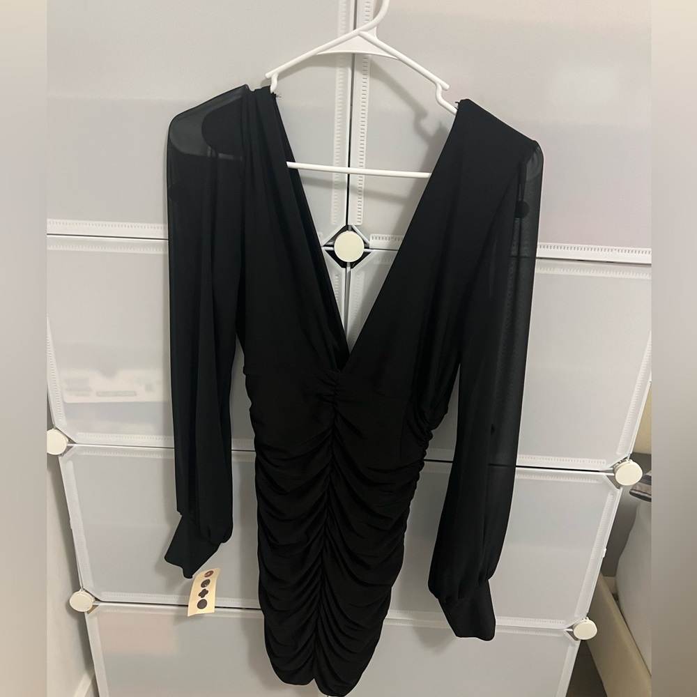 Little black dress.